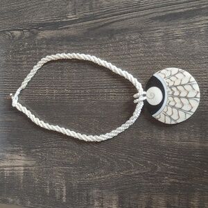 Vintage Abalone Sea Shell Boho Necklace